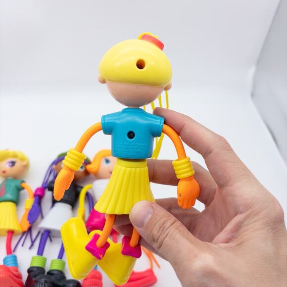 Lot Of 5 McDonalds 2003 Happy Meal Betty Spaghetty Spaghetti Dolls Toys Figures - Picture 5 of 10